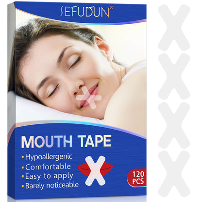 Munn plástrar fyrir svefn 120x plástrar í pakka (mouth tape)