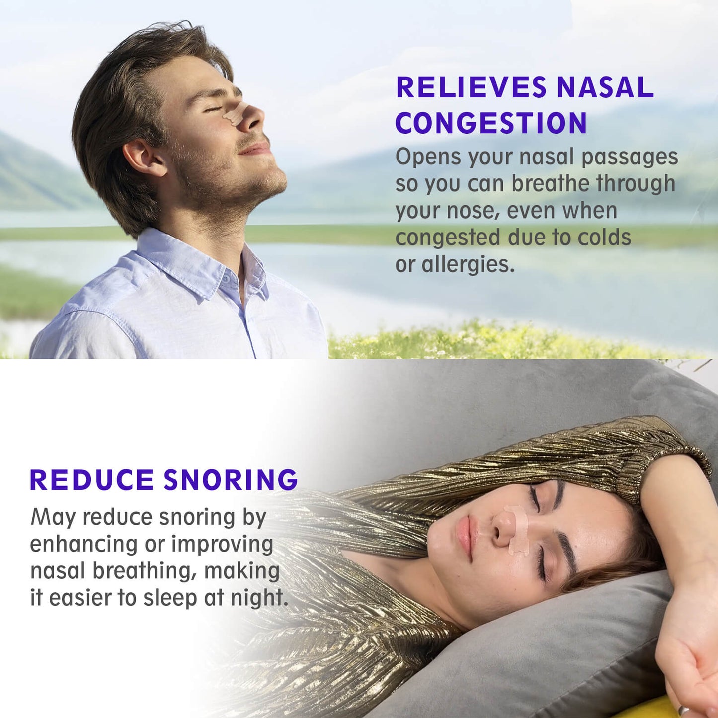 Nef plástrar hrotubani 30x plástrar í pakka (nasal strips)