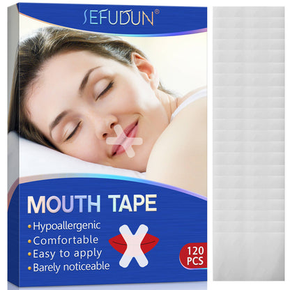 Munn plástrar fyrir svefn 120x plástrar í pakka (mouth tape)