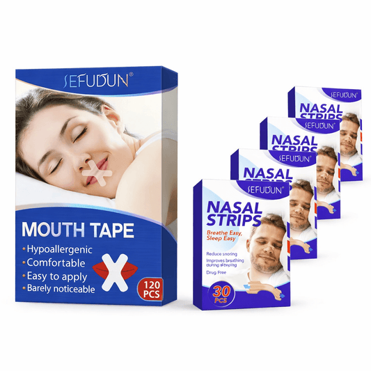 4 Mánaða pakki - 120 Nefplástrar og 120 Munnplástrar