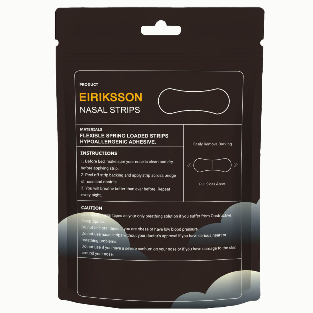 Eiriksson Nefplástrar Sterkir - 30 stk.