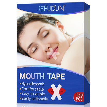 Munn plástrar fyrir svefn 120x plástrar í pakka (mouth tape)