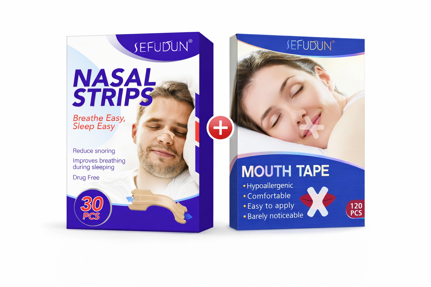 Svefnpakki Nefplástrar og Munnplástrar